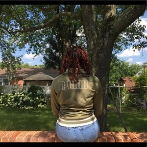 Puma Track Jacket- Olive Green